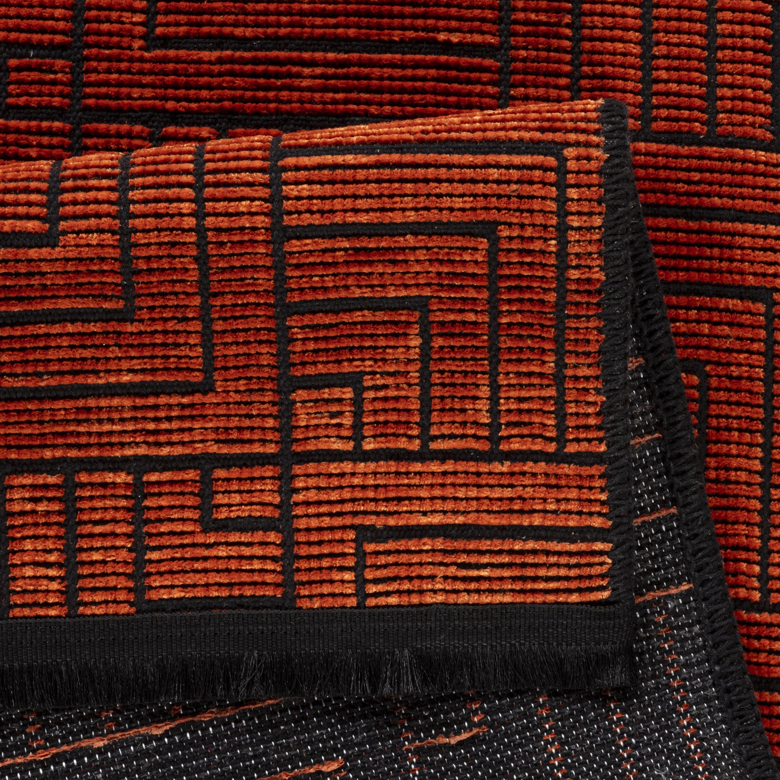 MODERN ŞÖNİL KİLİM  KARELİ KREMİT